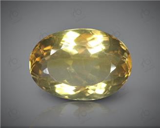 Yellow Citrine Natural Certified  6.1CTS-8366